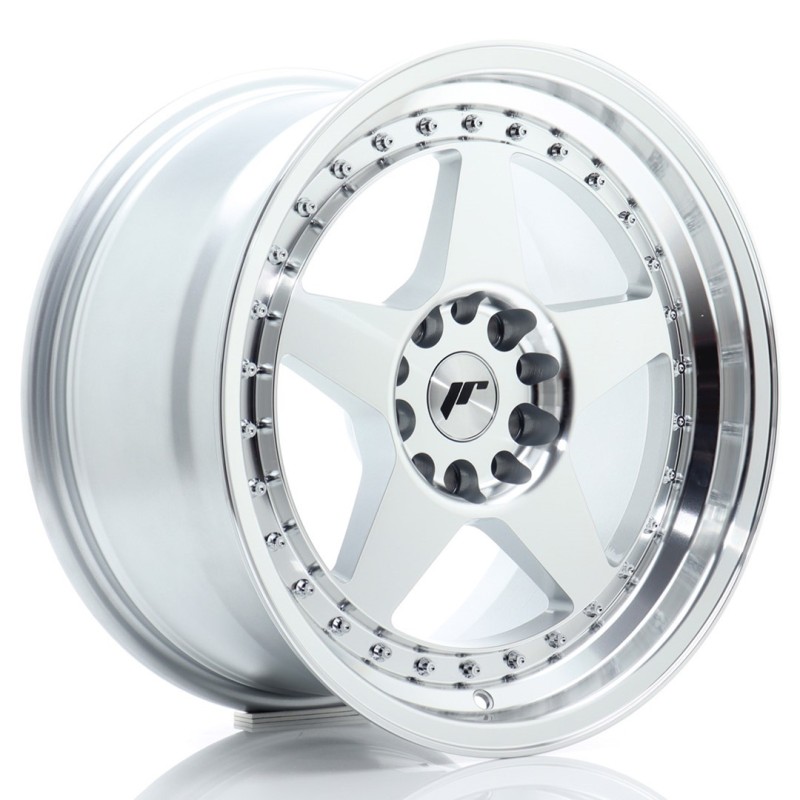 Japan Racing JR-6 17x9" 5x114.3/120 ET25, Machined Silver