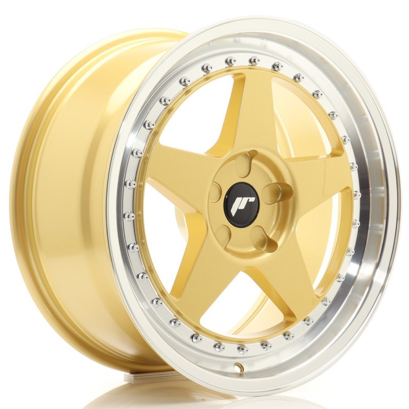Japan Racing JR-6 18x8" (5 hole custom PCD) ET20-35, Gold