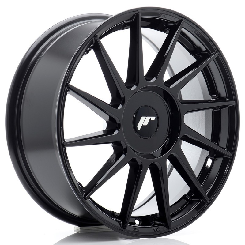Japan Racing JR-22 17x7" (4 & 5 hole custom PCD) ET20-40, Gloss Black