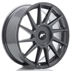 Japan Racing JR-22 17x7" (4 & 5 hole custom PCD) ET20-40, Hyper Gray