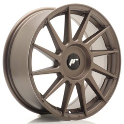 Japan Racing JR-22 17x7" (4 & 5 hole custom PCD) ET20-40, Bronze