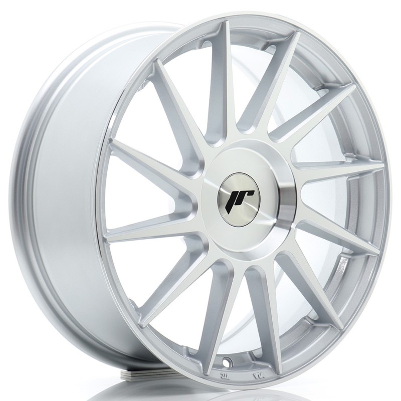 Japan Racing JR-22 17x8" (4 & 5 hole custom PCD) ET20-45, Silver
