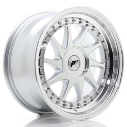Japan Racing JR-26 16x8" (4 & 5 hole custom PCD) ET10-30, Silver
