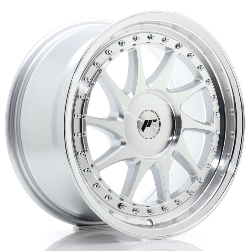 Japan Racing JR-26 17x8" (4 & 5 hole custom PCD) ET20-35, Silver