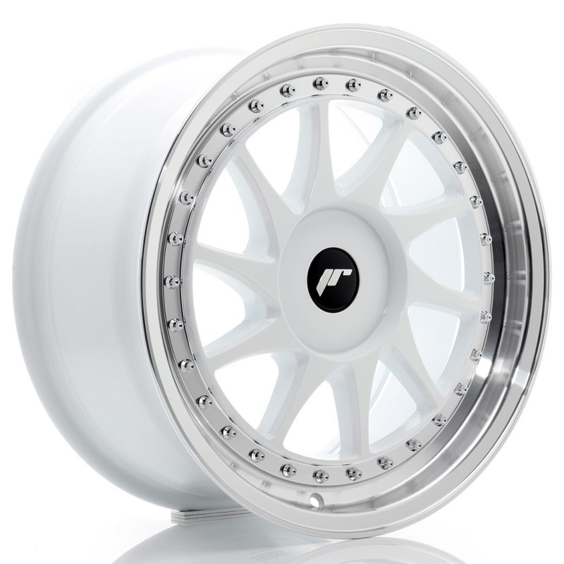 Japan Racing JR-26 17x8" (4 & 5 hole custom PCD) ET20-35, White