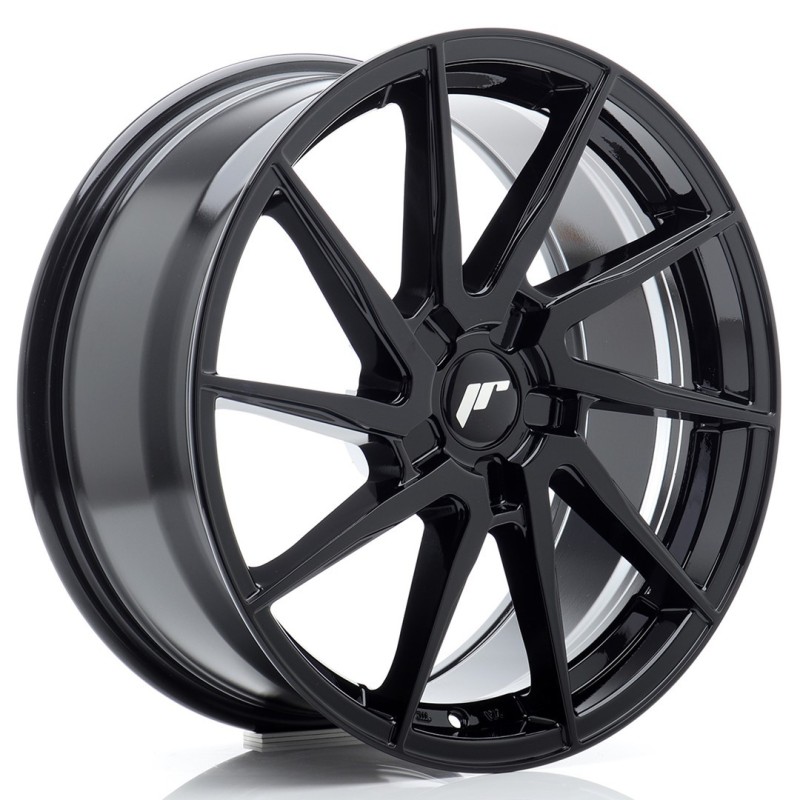 Japan Racing JR-36 18x8" (5 hole custom PCD) ET20-45, Gloss Black