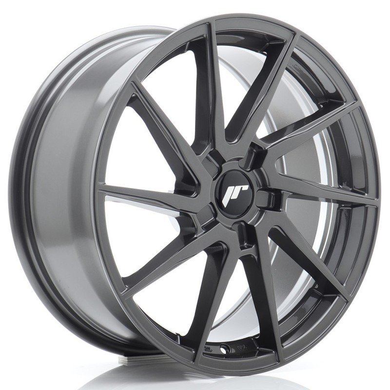 Japan Racing JR-36 18x8" (5 hole custom PCD) ET20-45, Hyper Gray