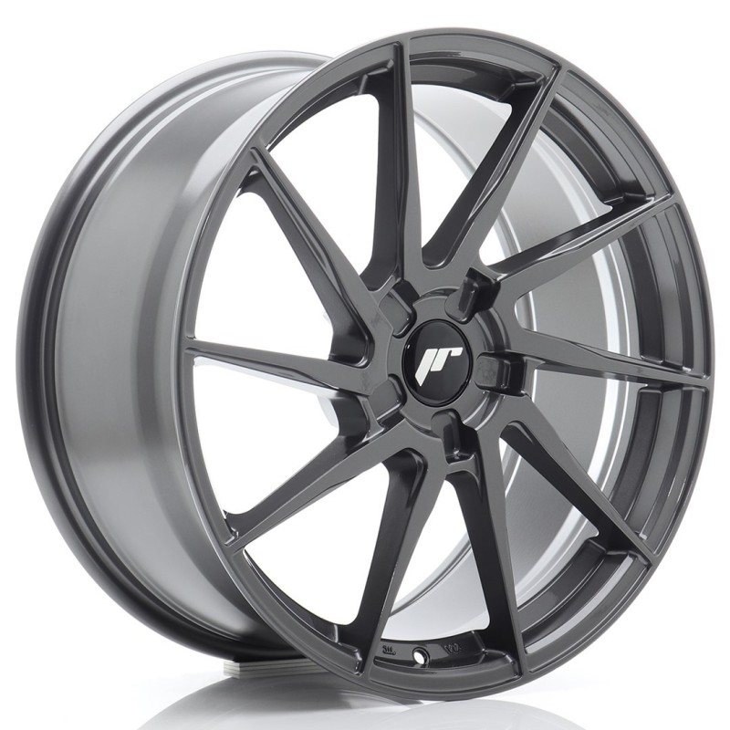 Japan Racing JR-36 19x8" (5 hole custom PCD) ET20-40, Hyper Gray