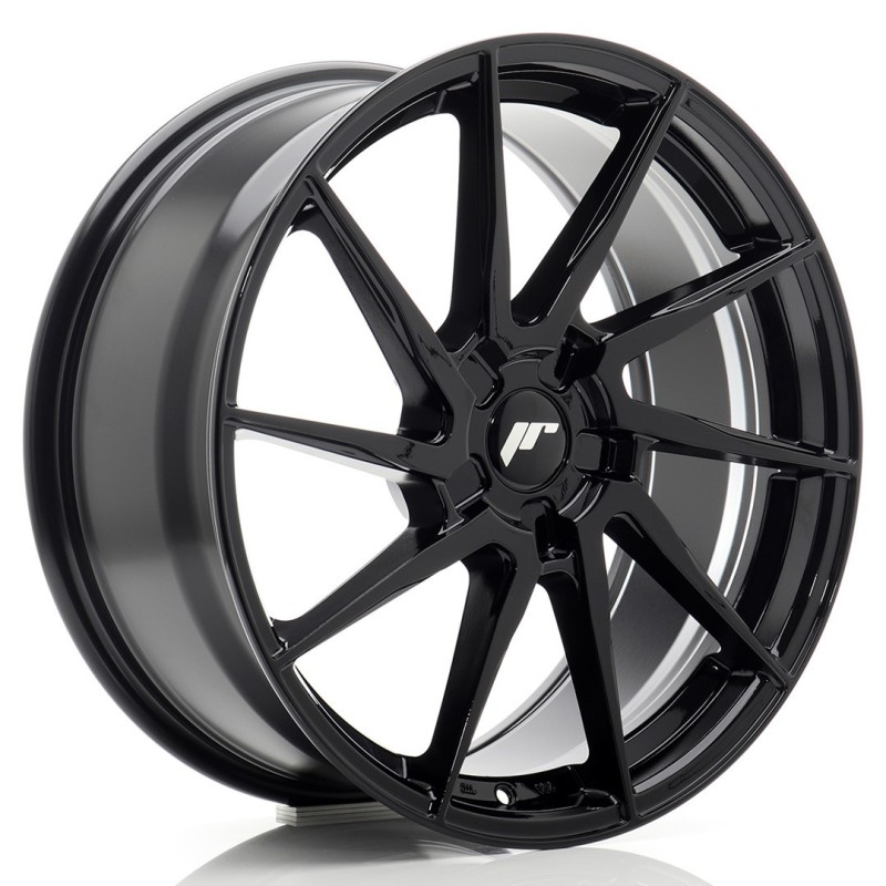 Japan Racing JR-36 19x8.5" (5 hole custom PCD) ET20-45, Gloss Black