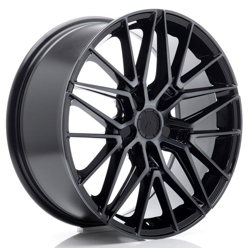 Japan Racing JR-38 18x8" (5 hole custom PCD) ET20-45, Flat Black, Tinted Face