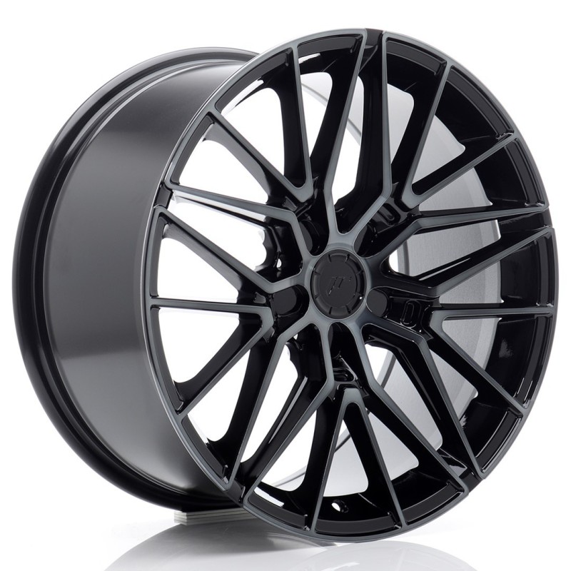 Japan Racing JR-38 18x9" (5 hole custom PCD) ET20-45, Flat Black, Tinted Face