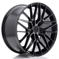 Japan Racing JR-38 19x8" (5 hole custom PCD) ET20-40, Flat Black, Tinted Face