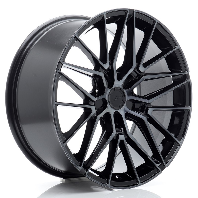Japan Racing JR-38 19x9.5" (5 hole custom PCD) ET20-45, Flat Black, Tinted Face