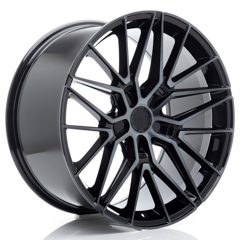 Japan Racing JR-38 20x10" (5 hole custom PCD) ET20-48, Flat Black, Tinted Face