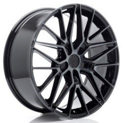 Japan Racing JR-38 20x8" (5 hole custom PCD) ET20-40, Flat Black, Tinted Face