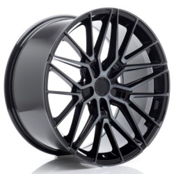 Japan Racing JR-38 20x9" (5 hole custom PCD) ET20-35, Flat Black, Tinted Face