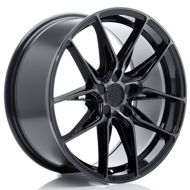 Japan Racing JR-44 18x8.5" (5 hole custom PCD) ET20-48, Gloss Black, Tinted Face