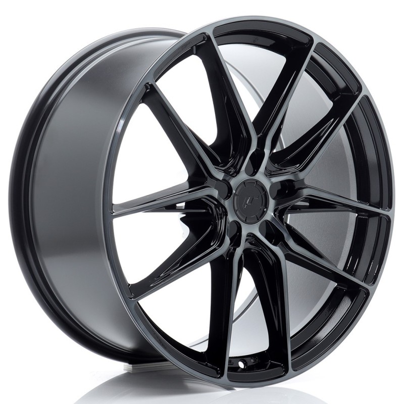 Japan Racing JR-44 20x9.5" (5 hole custom PCD) ET20-57, Gloss Black, Tinted Face