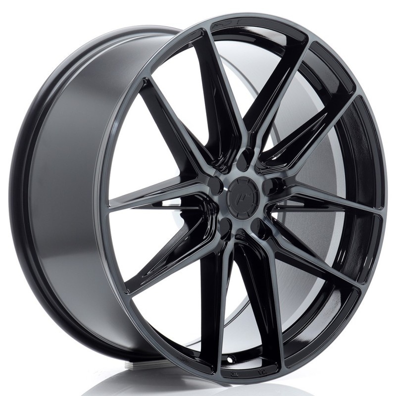 Japan Racing JR-44 21x9" (5 hole custom PCD) ET20-40, Gloss Black, Tinted Face