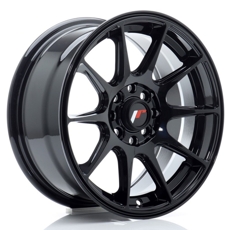 Japan Racing JR-11 15x7" 4x100/114.3 ET30, Gloss Black