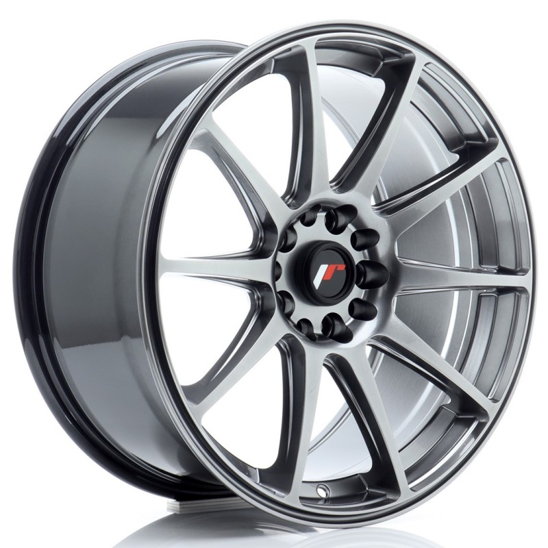 Japan Racing JR-11 18x8.5" 5x112/114.3 ET40, Hyper Black