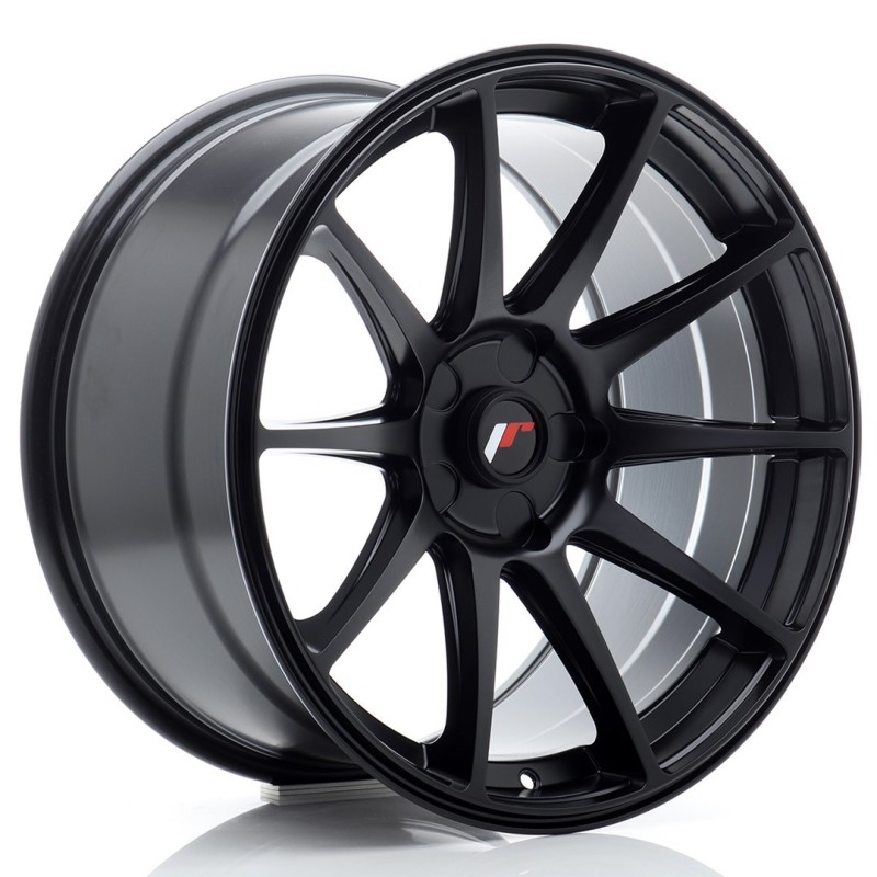 Japan Racing JR-11 Extreme Concave 18x9.5" (5 hole custom PCD) ET20-30, Flat Black