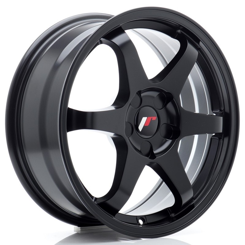 Japan Racing JR-3 17x7" (5 hole custom PCD) ET20-42, Flat Black