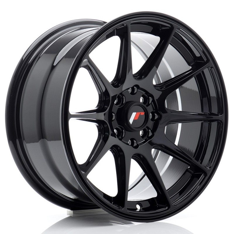 Japan Racing JR-11 16x8" 4x100/114.3 ET25, Gloss Black