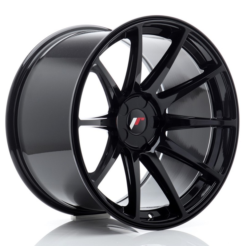 Japan Racing JR-11 Extreme Concave 19x11" (5 hole custom PCD) ET15-25, Gloss Black