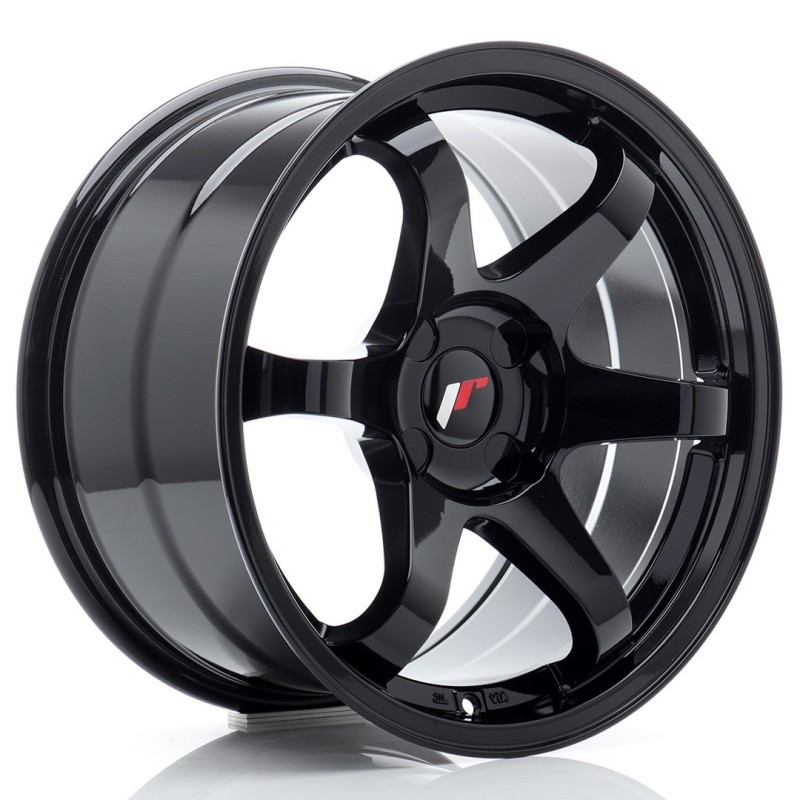 Japan Racing JR-3 Extreme Concave 17x9" (4 hole custom PCD) ET20-35, Gloss Black