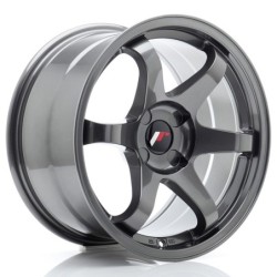Japan Racing JR-3 Extreme Concave 17x9" (4 hole custom PCD) ET20-35, Gunmetal