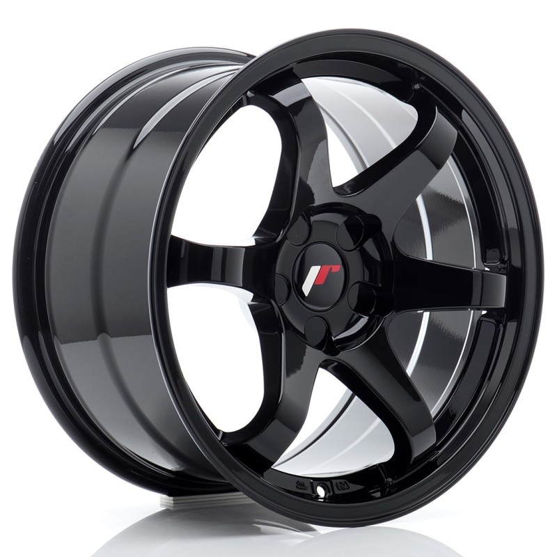 Japan Racing JR-3 Extreme Concave 17x9" (5 hole custom PCD) ET20-35, Gloss Black