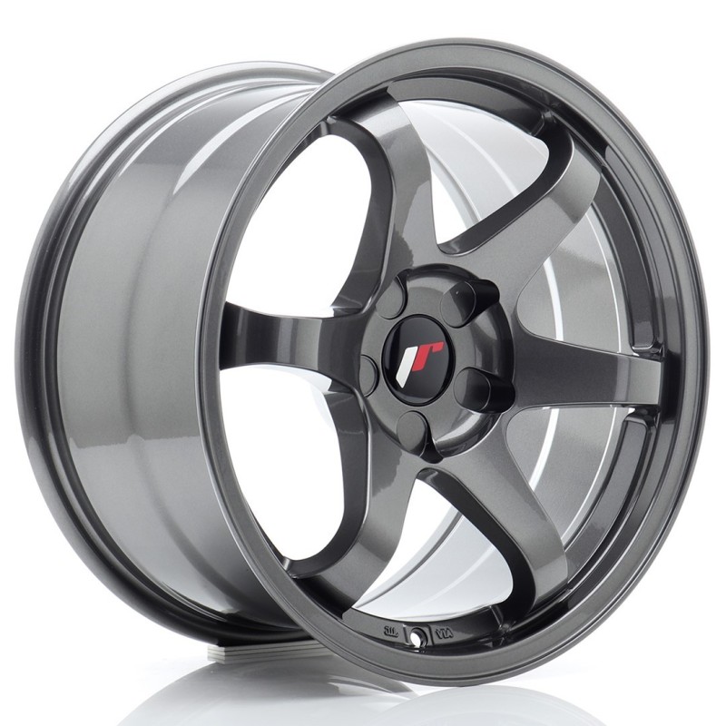 Japan Racing JR-3 Extreme Concave 17x9" (5 hole custom PCD) ET20-35, Gunmetal