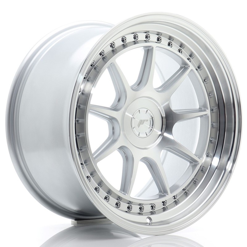 Japan Racing JR-47 18x9.5" (5 hole custom PCD) ET15-35, Silver