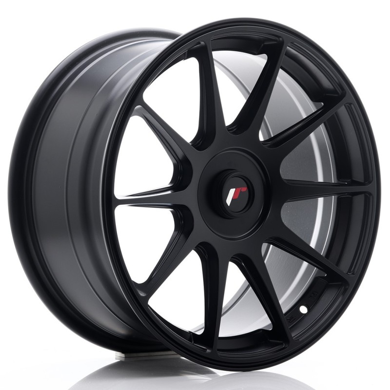 Japan Racing JR-11 17x8.25" (4 & 5 hole custom PCD) ET35, Flat Black