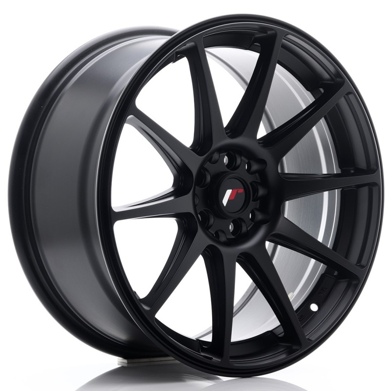 Japan Racing JR-11 18x8.5" 5x112/114.3 ET40, Flat Black
