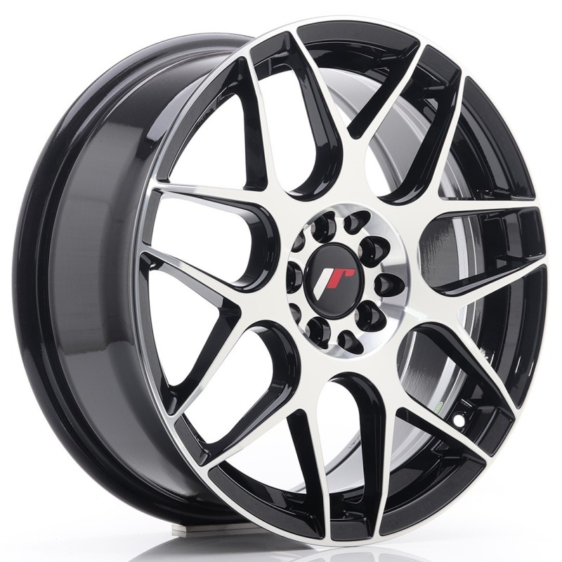 Japan Racing JR-18 17x7" 5x100/114.3 ET40, Machined Black