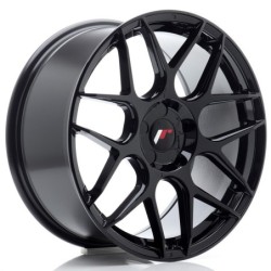Japan Racing JR-18 18x8.5" (5 hole custom PCD) ET20-45, Gloss Black