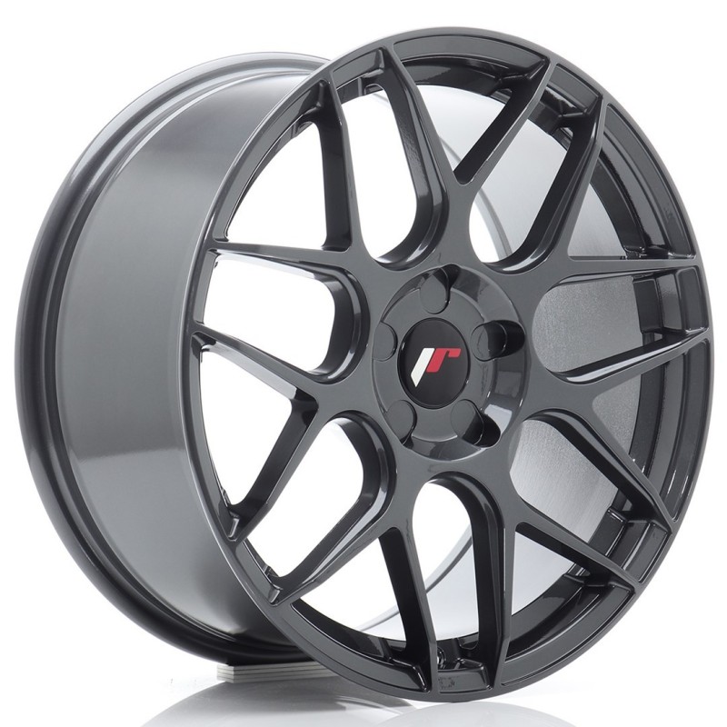 Japan Racing JR-18 18x8.5" (5 hole custom PCD) ET20-45, Hyper Gray