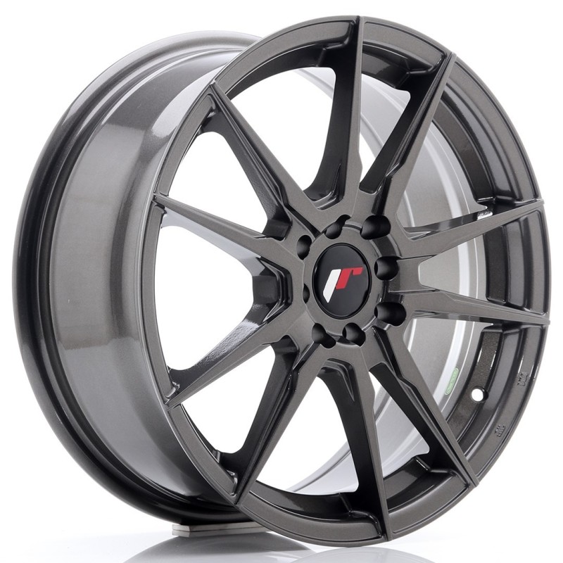 Japan Racing JR-21 17x7" 5x100/114.3 ET40, Hyper Gray