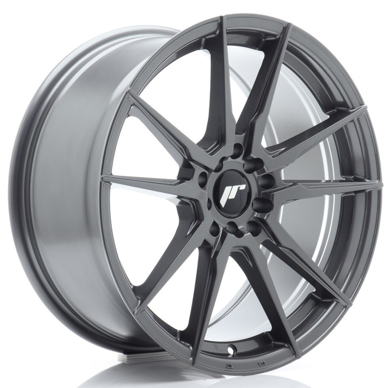 Japan Racing JR-21 18x8.5" 5x112/114.3 ET45, Hyper Gray