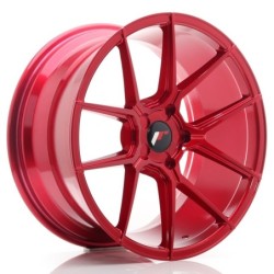 Japan Racing JR-30 Extreme Concave 19x9.5" (5 hole custom PCD) ET20-40, Red