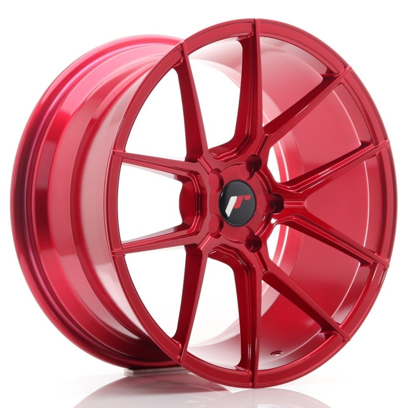 Japan Racing JR-30 Extreme Concave 19x9.5" (5 hole custom PCD) ET20-40, Red