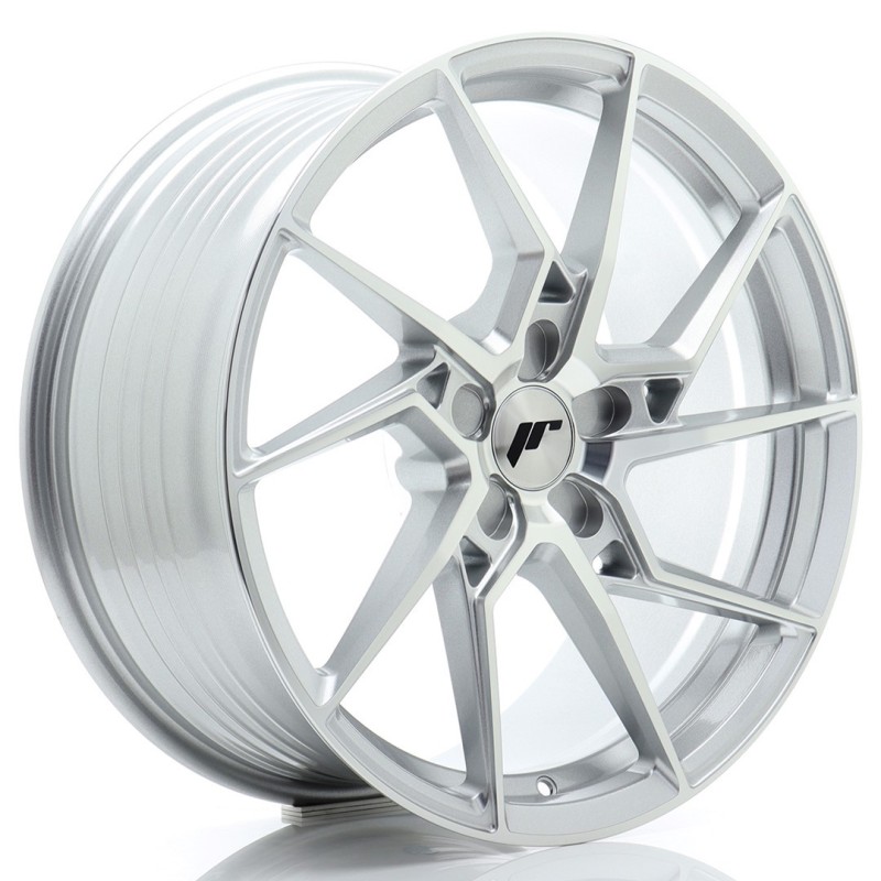 Japan Racing JR-33 19x8.5" (5 hole custom PCD) ET20-45, Silver