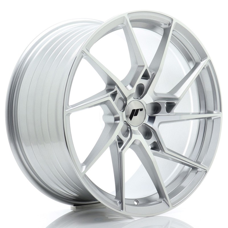 Japan Racing JR-33 Extreme Concave 19x9.5" (5 hole custom PCD) ET20-45, Silver