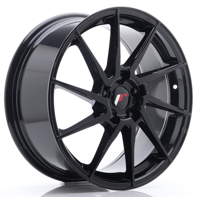 Japan Racing JR-36 18x8" 5x114.3 ET45, Gloss Black