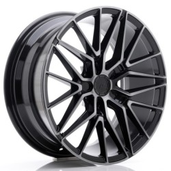 Japan Racing JR-38 18x8" 5x112 ET42, Gloss Black, Flat Spokes