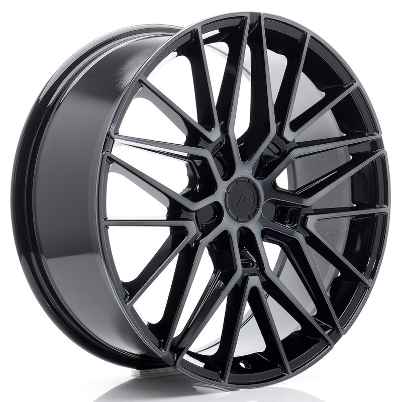 Japan Racing JR-38 20x8.5" (5 hole custom PCD) ET20-45, Gloss Black, Tinted Face