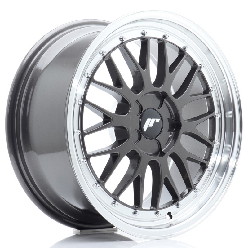 Japan Racing JR-23 18x8.5" (5 hole custom PCD) ET25-48, Hyper Gray