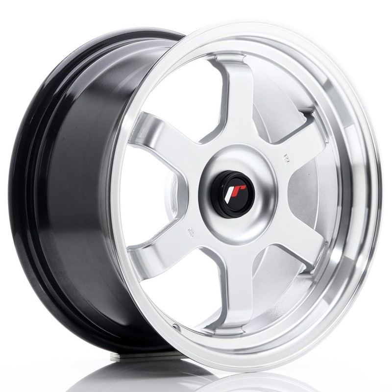 Set of 2x Japan Racing JR-12 16x8" 5x110 ET20, Hyper Silver